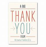 Thank You Cards For Business Customers Images