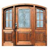 Wood Door With Glass