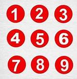 Small Stickers With Numbers Images