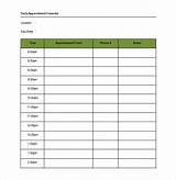Medical Appointment Scheduling Template Photos