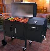 Gas Grill With Smoker Attached