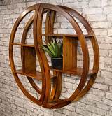 Images of Round Metal Shelving Unit