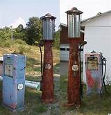 Images of Unrestored Antique Gas Pumps