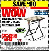 Photos of Harbor Freight Welding Table Coupon