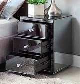 Bedside Mirrored Furniture Pictures
