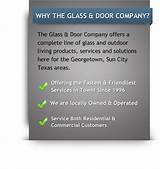 Pictures of Commercial Glass Door Company