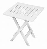 Pictures of Folding Side Table White