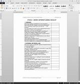 Software Installation Checklist Template Pictures