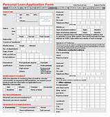 Printable Personal Loan Application Form Images