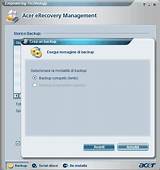 Acer Erecovery Management Photos