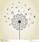 Pictures of Music Note Flowers