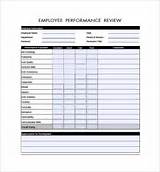 Employee Review Template Example Photos