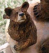 Pictures of Bear Wood Carvings For Sale