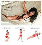 Kim Kardashian Workout Exercises Images