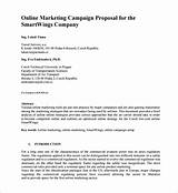 Marketing Proposal Example Pdf Pictures