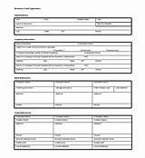 Customer Credit Application Template Images