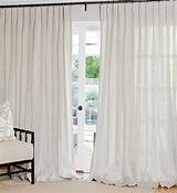 Pleated Sheer Curtains Window Treatments Photos