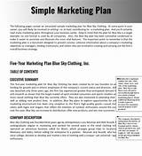 Marketing Plan Template Word Free Download Images