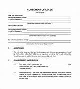 Blank Commercial Lease Agreement Free