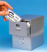 Images of File Cabinet Business Card Holder
