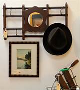 Images of Hat Rack With Mirror
