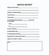 Receipt Of Rent Payment Pictures