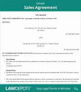Instalment Sales Contract