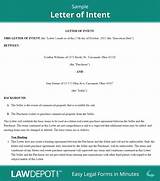 Letter Of Intent To Buy Commercial Property