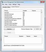 Bentley License Management Tool Photos