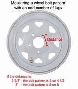 Photos of How To Measure Bolt Pattern On Trailer Wheels