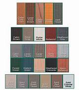 Images of Outdoor Wood Stain Colors