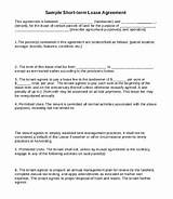 Lease Agreement Commercial Template Images