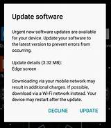 Pictures of Software Update For Galaxy S7 Edge