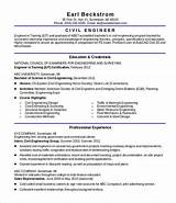 Resume Of Civil Engineer Pdf Images