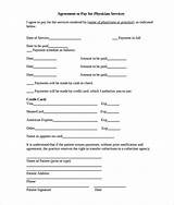 Images of Patient Payment Plan Agreement Template
