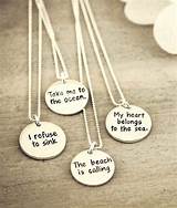 Pictures of Quote Necklaces