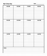 24 Hour Shift Schedule Template Pictures