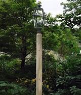 Wood Light Posts Residential Pictures