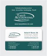 Photos of Visiting Card For Tax Consultant