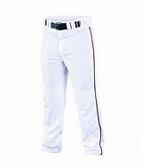 Maroon Piped Baseball Pants Pictures