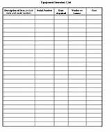 Pictures of Office Supply List Template