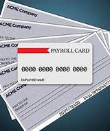 Photos of Employee Payroll Debit Cards