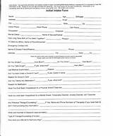 Images of Personal Training Intake Form