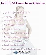 Easy Exercise Routine At Home Pictures