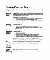 Employee Travel Expense Policy Photos