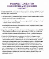 Independent Contractor Non Compete Images