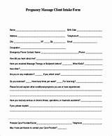 Massage Therapy Release Form