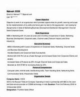 Resume For Mba College Interview Pictures
