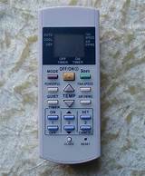Pictures of Air Conditioner Replacement Remote Control