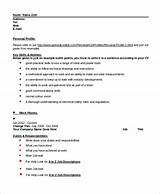 Pictures of Commercial Electrician Resume